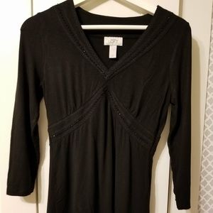 SOLD! Ann Taylor Loft Black Long Sleeve XS